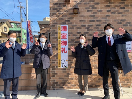 OYパークヒルズでは「完成・構造」の2回、見学会を開催しました